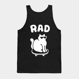 RAD CAT ON A SKATEBOARD Tank Top